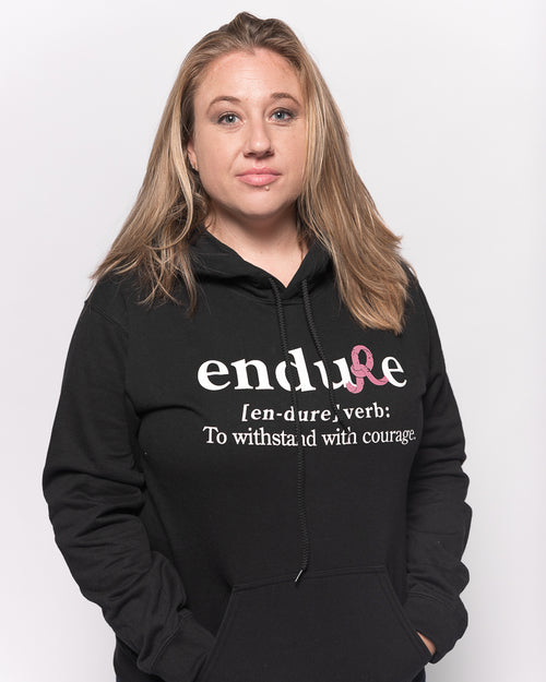 Endure Definition Hoodie (Pink Ribbon)