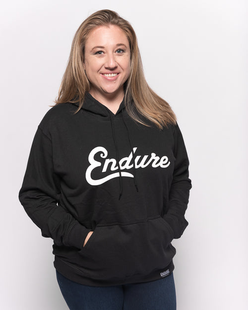 Endure Script Hoodie (Black)