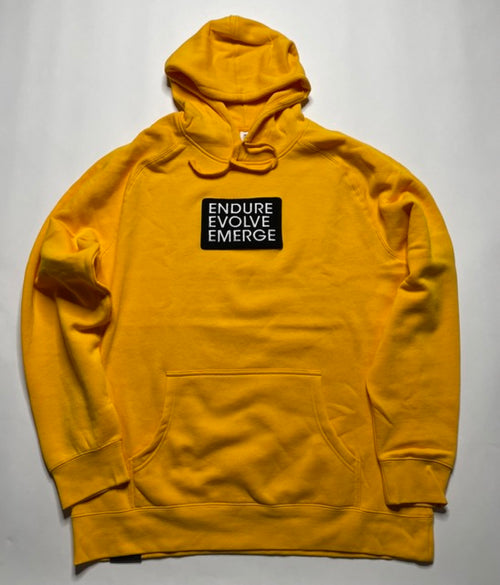 Endure Evolve Emerge Patch Hoodie (Gold)